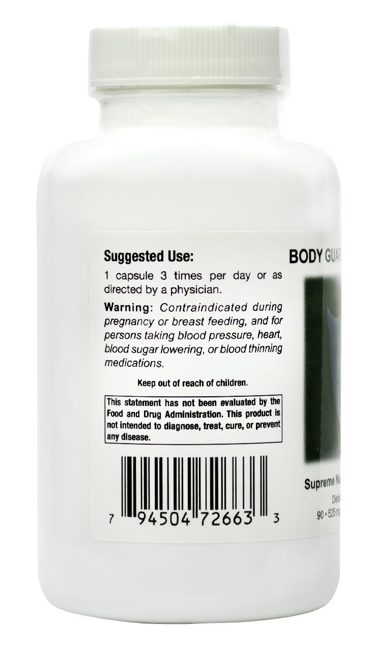 Body Guard Supreme batch shown with lab test document for quality verification