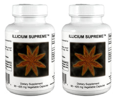 Supreme Nutrition Illicium Supreme bottle with pure star anise capsules for daily use