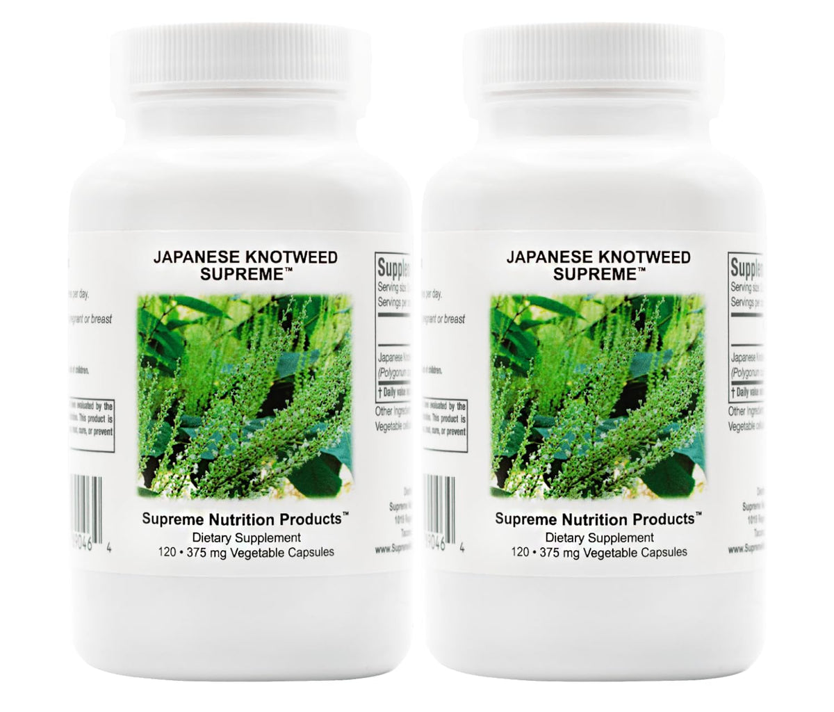 Supreme Nutrition Japanese Knotweed capsules bottle for daily wellness