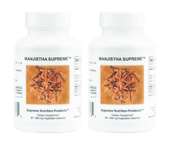 Supreme Nutrition Manjistha Supreme bottle for daily herbal use.