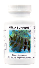 Supreme Nutrition Melia Supreme bottle-front with Neem capsules for daily natural support