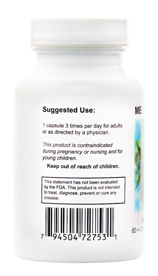 Supreme Nutrition Melia Supreme capsules-closeup showing pure neem leaf capsules