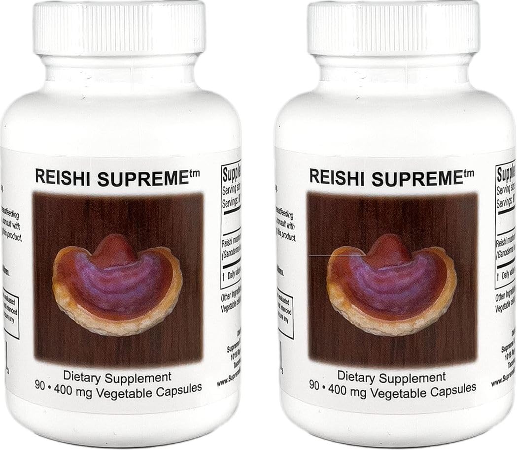 Supreme Nutrition Reishi Supreme bottle front view for daily wellness