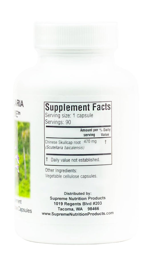Supreme Nutrition capsule close-up showing vegetarian texture and clear ingredient