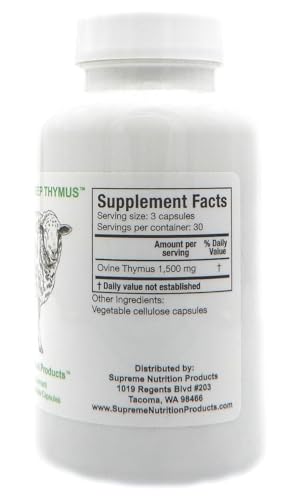 Supreme Nutrition label with lab-tested seal for quality assurance