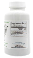 Supreme Nutrition label with lab-tested seal for quality assurance