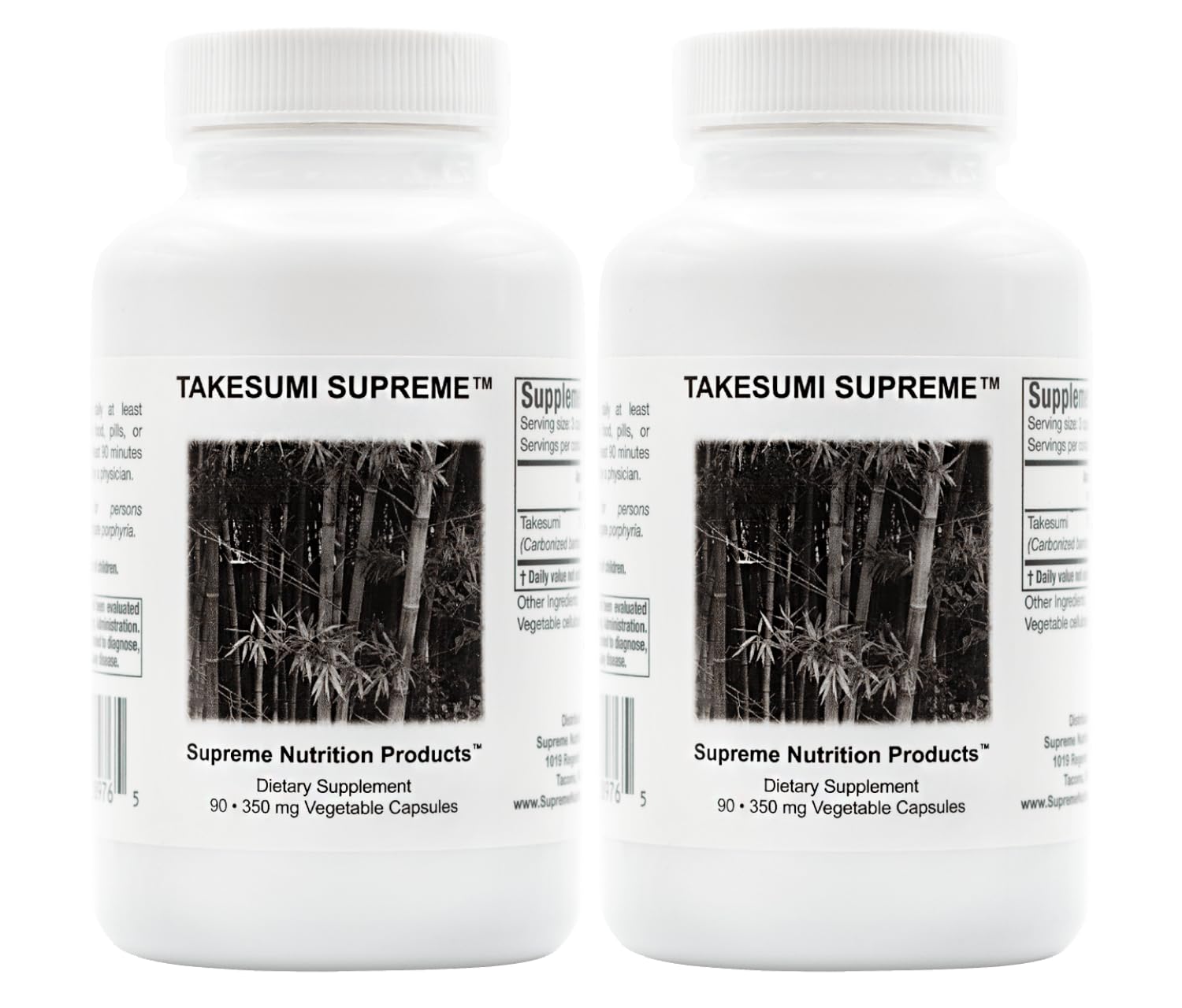 Supreme Nutrition Takesumi Supreme bottle front, plant-based capsules for simple daily wellness