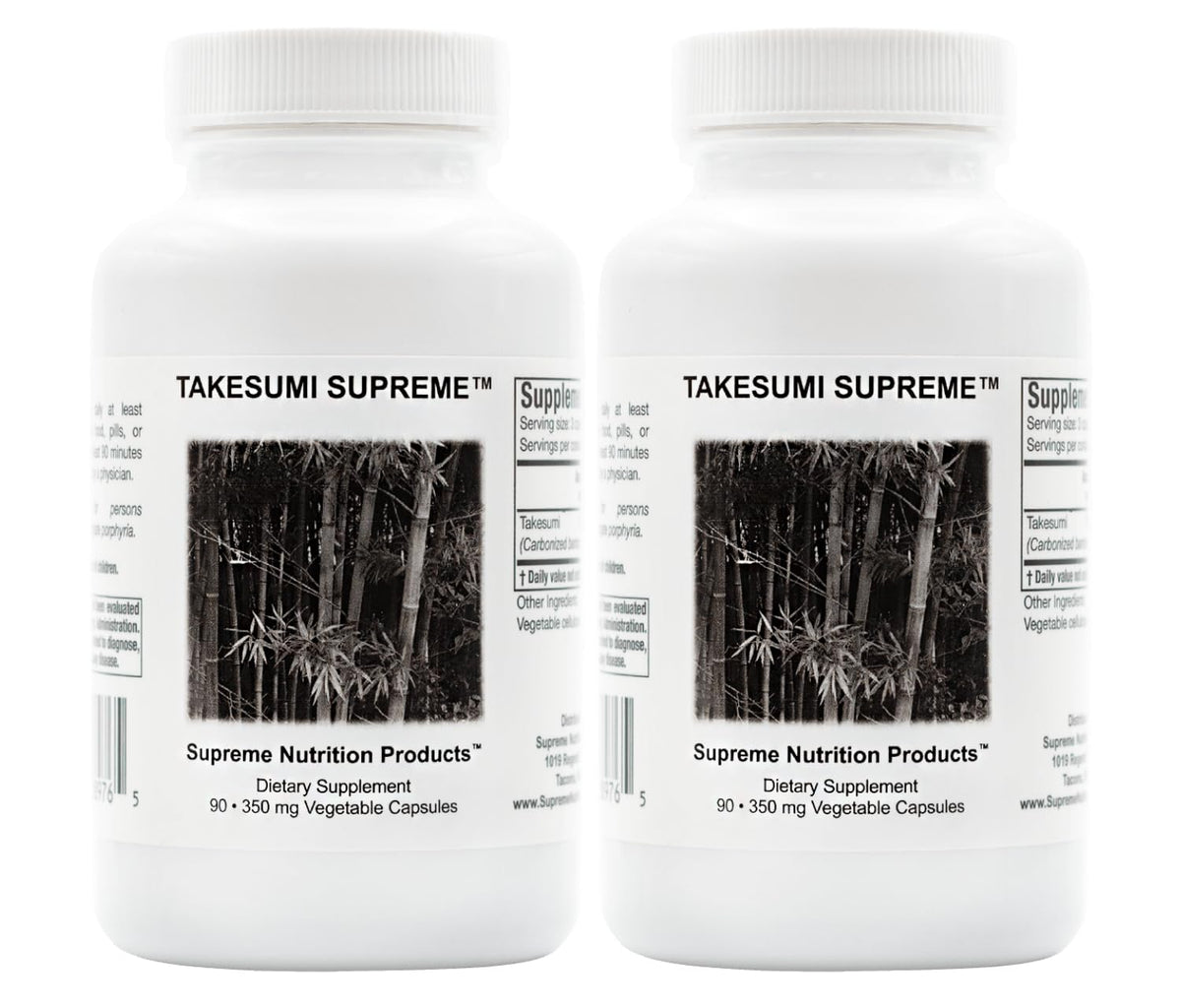 Supreme Nutrition Takesumi Supreme bottle front, plant-based capsules for simple daily wellness