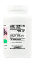 Supreme Nutrition Thera Supreme label close-up showing clean herbal formulation.