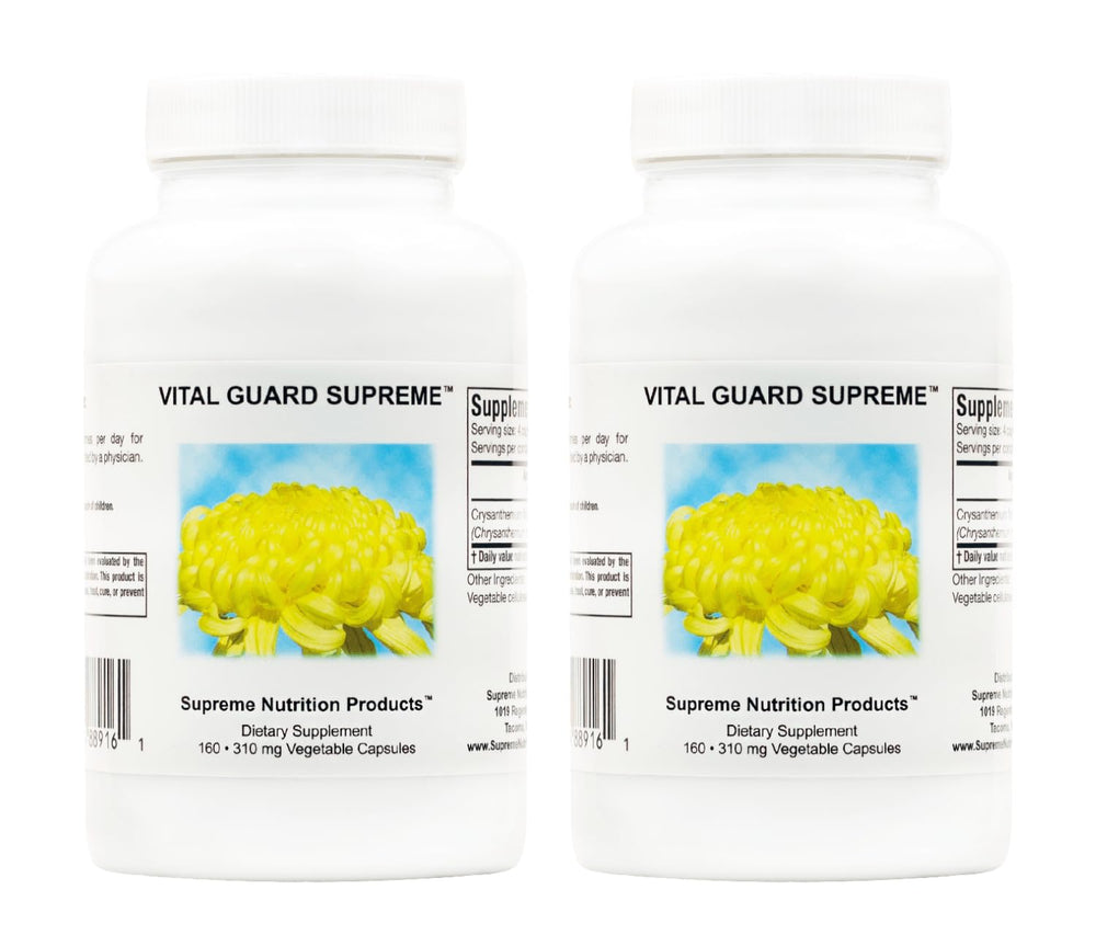 Supreme Nutrition Vital Guard Supreme chrysanthemum capsules bottle for daily wellness support