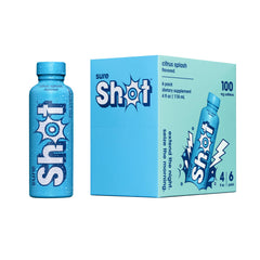 Sure Shot Recovery Drink Citrus Splash bottle ready for post night out hydration