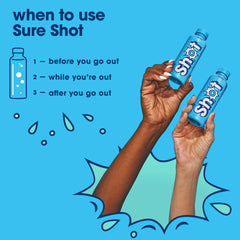 Glass of Sure Shot Recovery Drink Citrus Splash shows a 4 oz serving