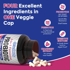 Surebounty Probiotics ingredients 34 strains for balanced gut flora