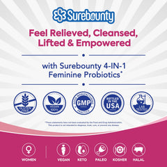 Surebounty Probiotics Women daily-use capsule ready for everyday routine.