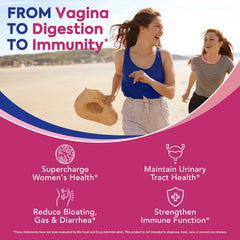Surebounty Probiotics Women with cranberry extract supports urinary and vaginal health considerations.