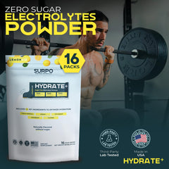 SURPO taurine-containing mix enhances stamina and steady energy during workouts.