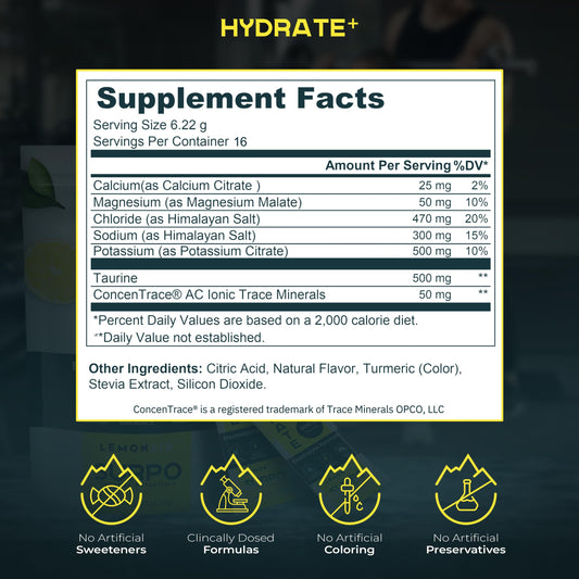 SURPO zero-sugar electrolyte powder blends smoothly for a refreshing drink.