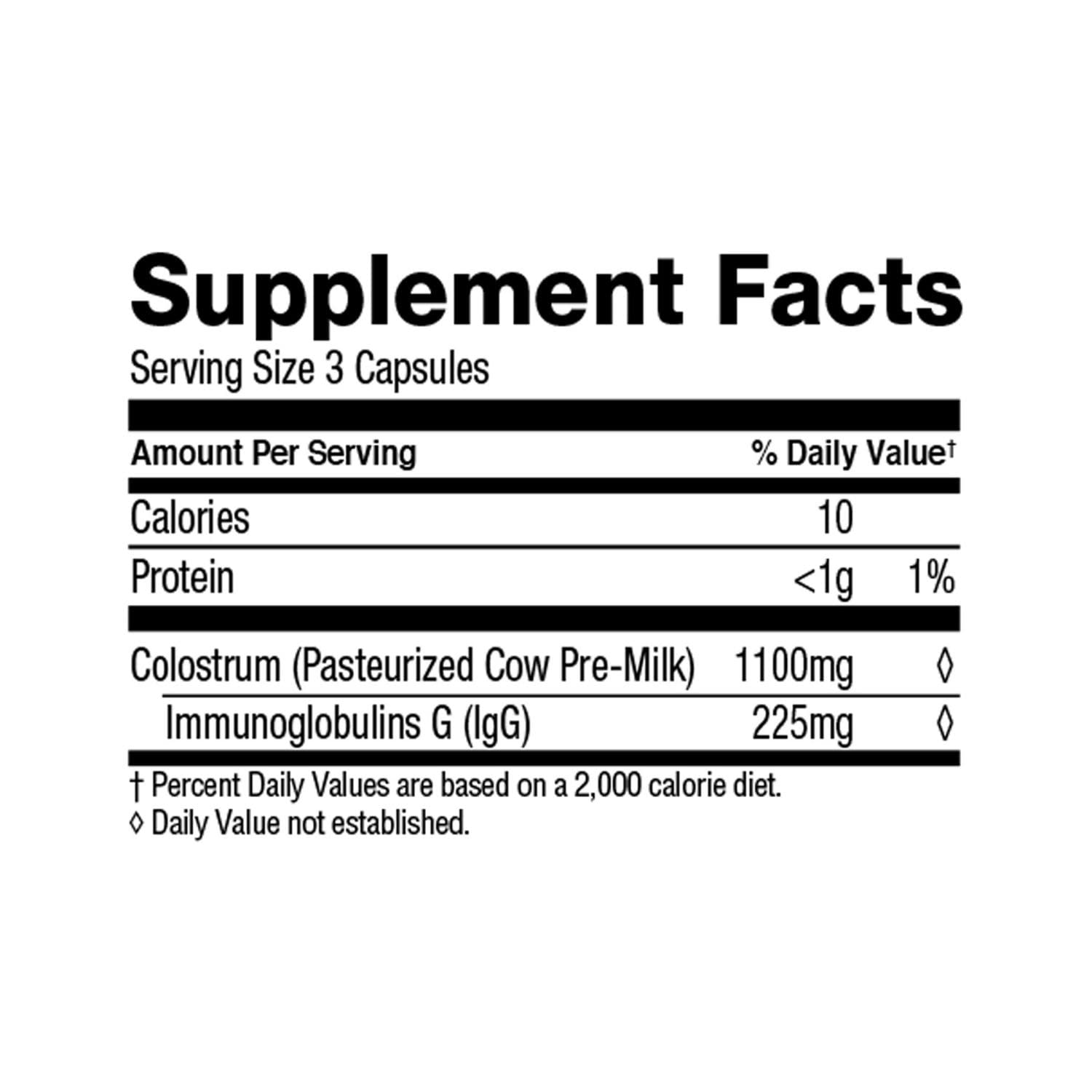 Surthrival Colostrum capsules 180-count - reliable daily immune and gut support