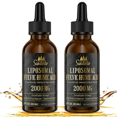 Susatentar 2000mg liposomal fulvic acid bottle ready for daily energy support.