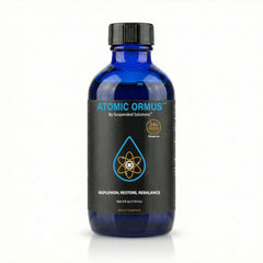 Suspended Solutions Atomic ORMUS storage pouch protects the bottle on the go.