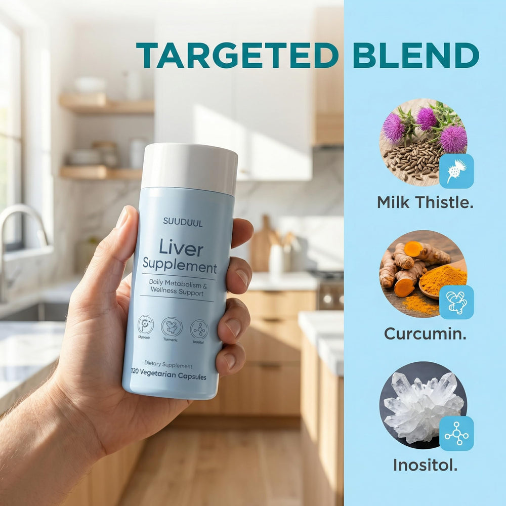 SUUDUUL Liver Support bottle pour captures simple daily metabolism support