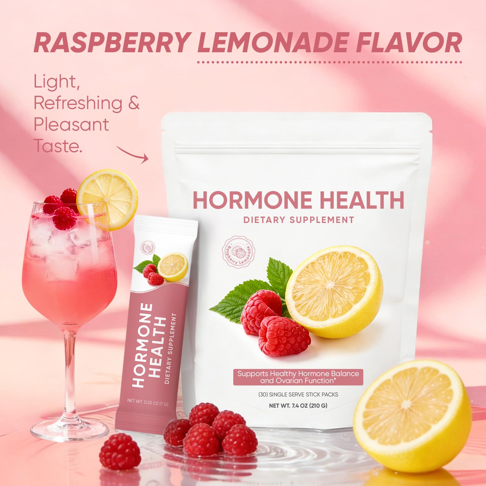 SUUDUUL raspberry lemonade flavor for a refreshing daily drink