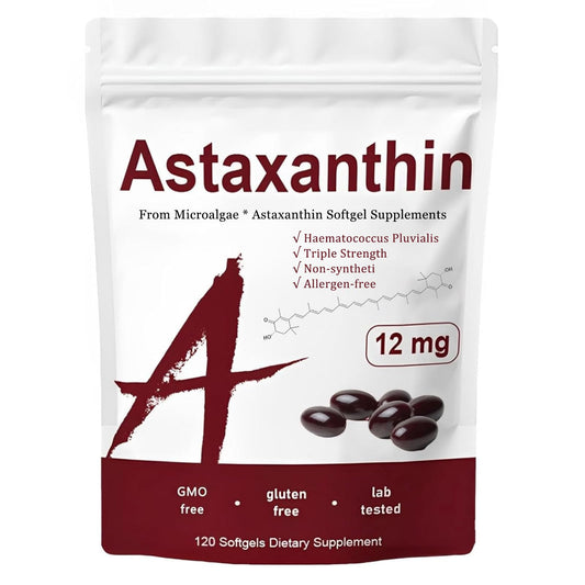 SUUDUUL Belano Astaxanthin softgels in chocolate flavor may support skin radiance.