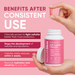 SUUDUUL capsules closeup highlights vegan, sugar-free formula for clean nutrition