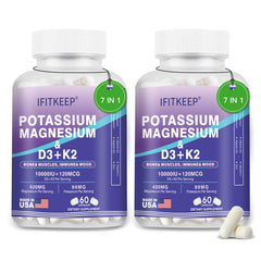 SUWENY magnesium-potassium-d3-k2 bottle label highlights high-dose bone support