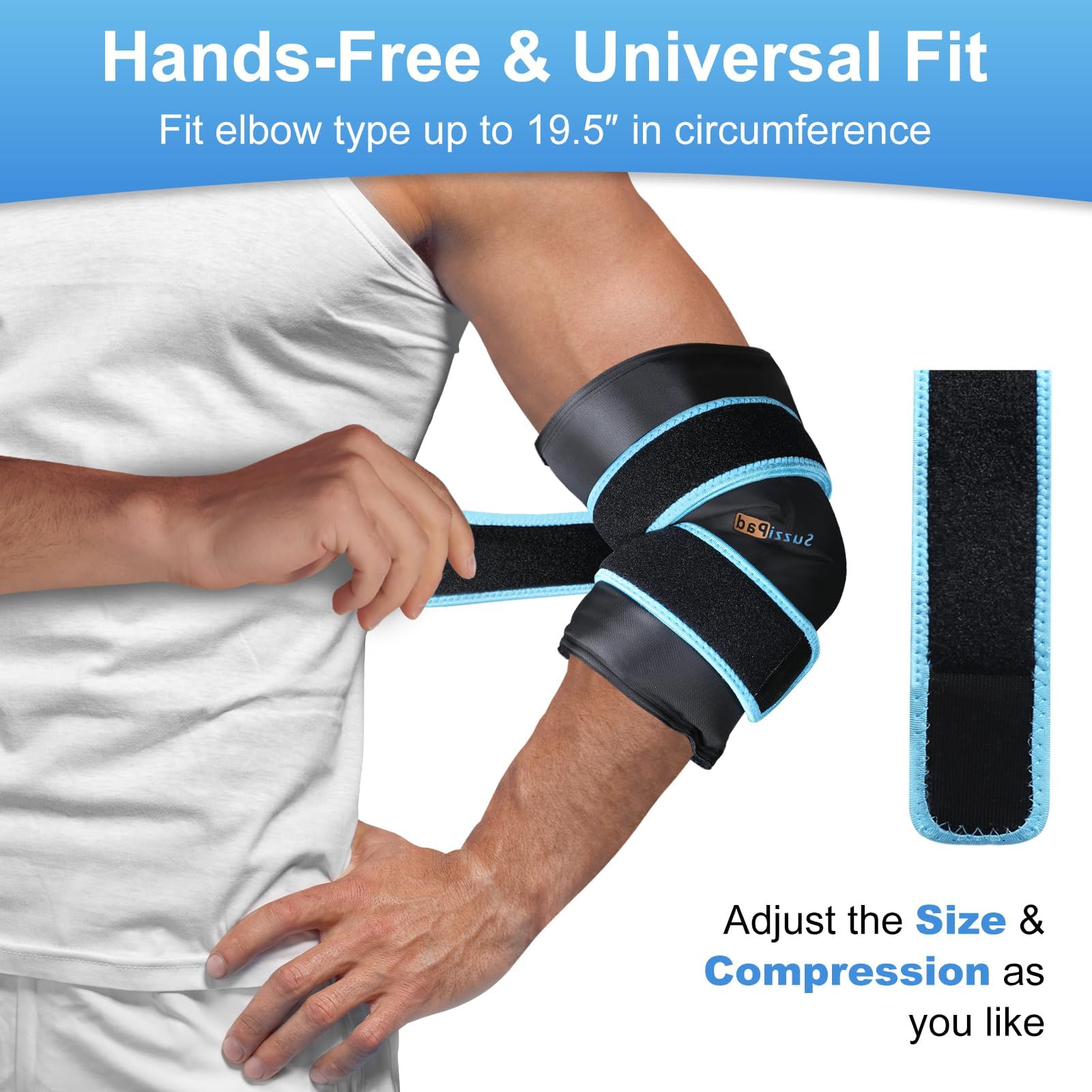 SuzziPad dual-fabric cover offers plush and nylon sides for customizable cold intensity