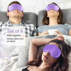 SuzziPad silky satin eye pillow offers skin-friendly comfort