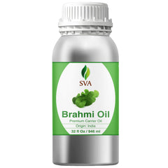 SVA Brahmi Oil bottle for natural scalp and skin care.
