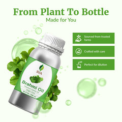 SVA Brahmi Oil face care acts as a light moisturizer.