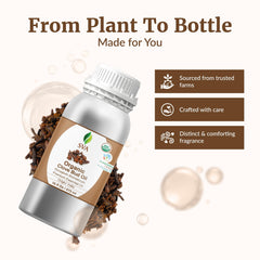 Body massage with diluted SVA Clove Bud Oil for skin nourishment