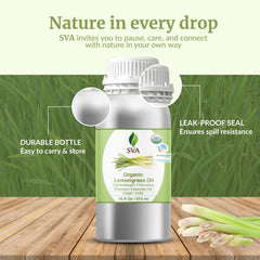 DIY blends using SVA Organics lemongrass oil for home scent projects.