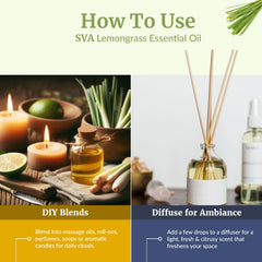 Soap and candle making with SVA Organics lemongrass oil for fragrance.