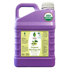 SVA Organics Moringa oil bottle with dropper for precise application and convenient use