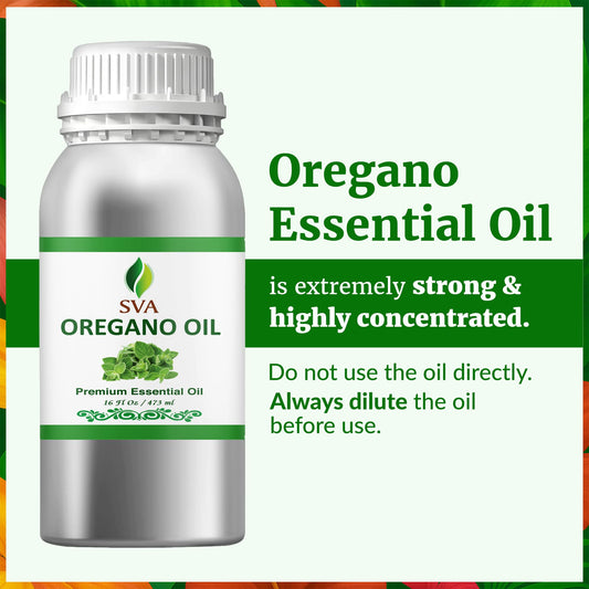 SVA Organics oregano oil in a diffuser releasing herbaceous aroma.