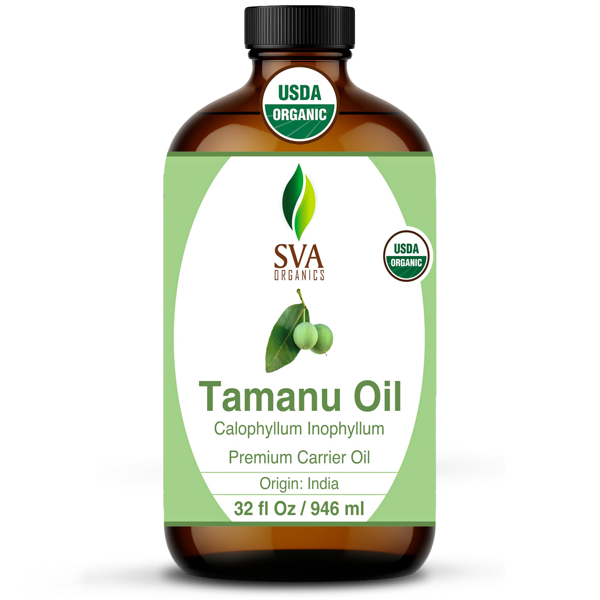 SVA Tamanu Oil 32oz bottle for skin and hair care