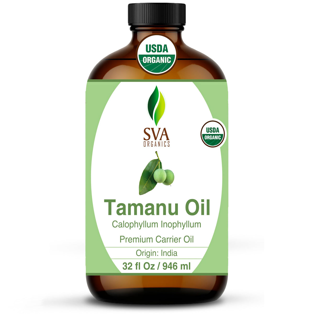 SVA Tamanu Oil 32oz bottle for skin and hair care