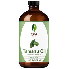 SVA Tamanu Seed Oil 16oz bottle for natural skin and hair care