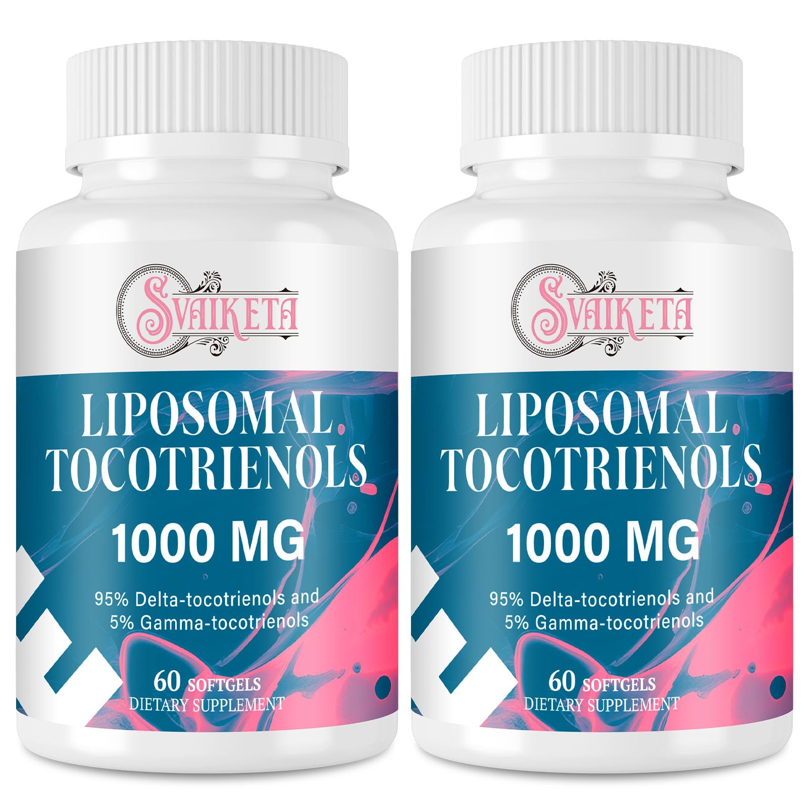 Svaiketa liposomal tocotrienols bottle for daily use.