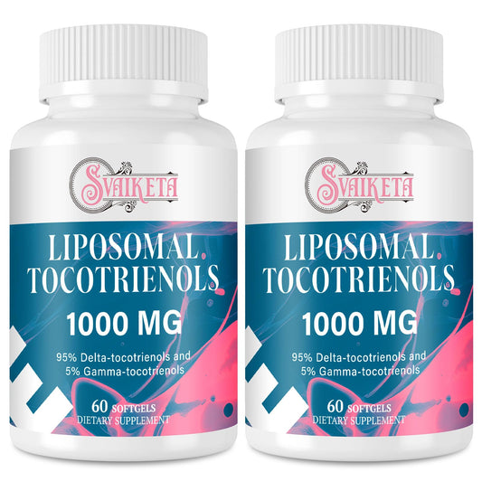 Svaiketa liposomal tocotrienols bottle for daily use.