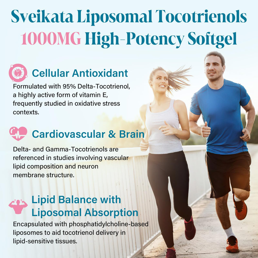 Svaiketa tocotrienols bottle front with 60-day supply emphasis