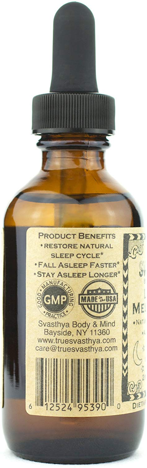 Svasthya Liquid Melatonin dropper dispensing dose for quick use