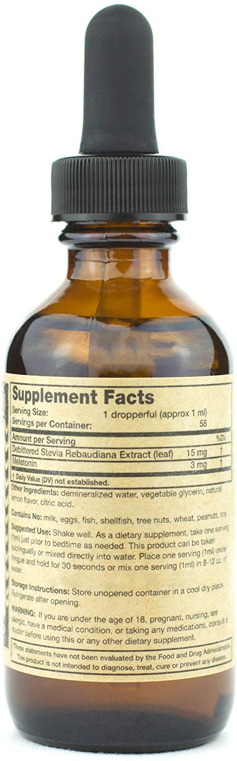 Svasthya label detail highlighting alcohol-free, USA-made formula