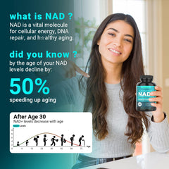 Svovita NAD capsules closeup emphasizes easy-to-swallow capsules for daily wellness.