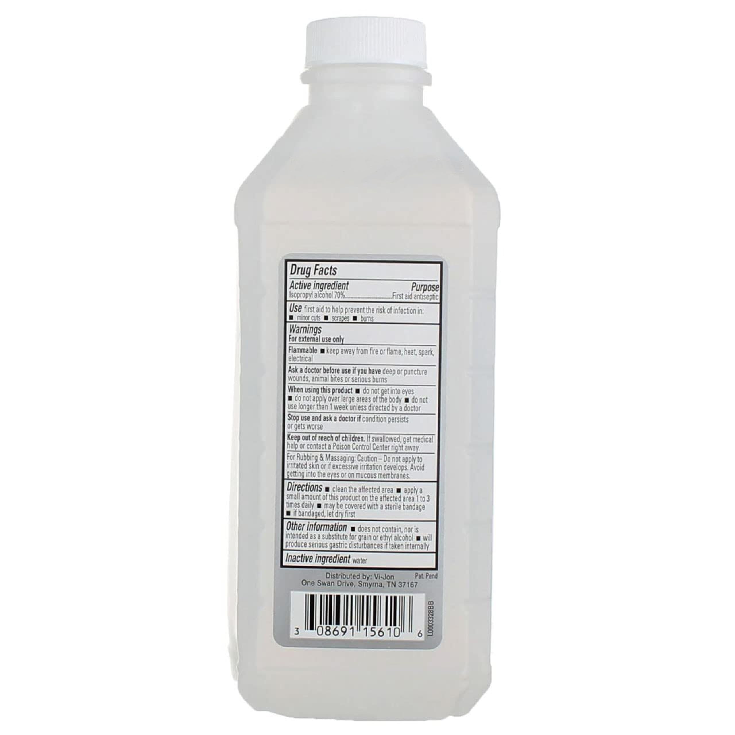Swan 70% isopropyl rubbing alcohol box packaging for bulk supply.
