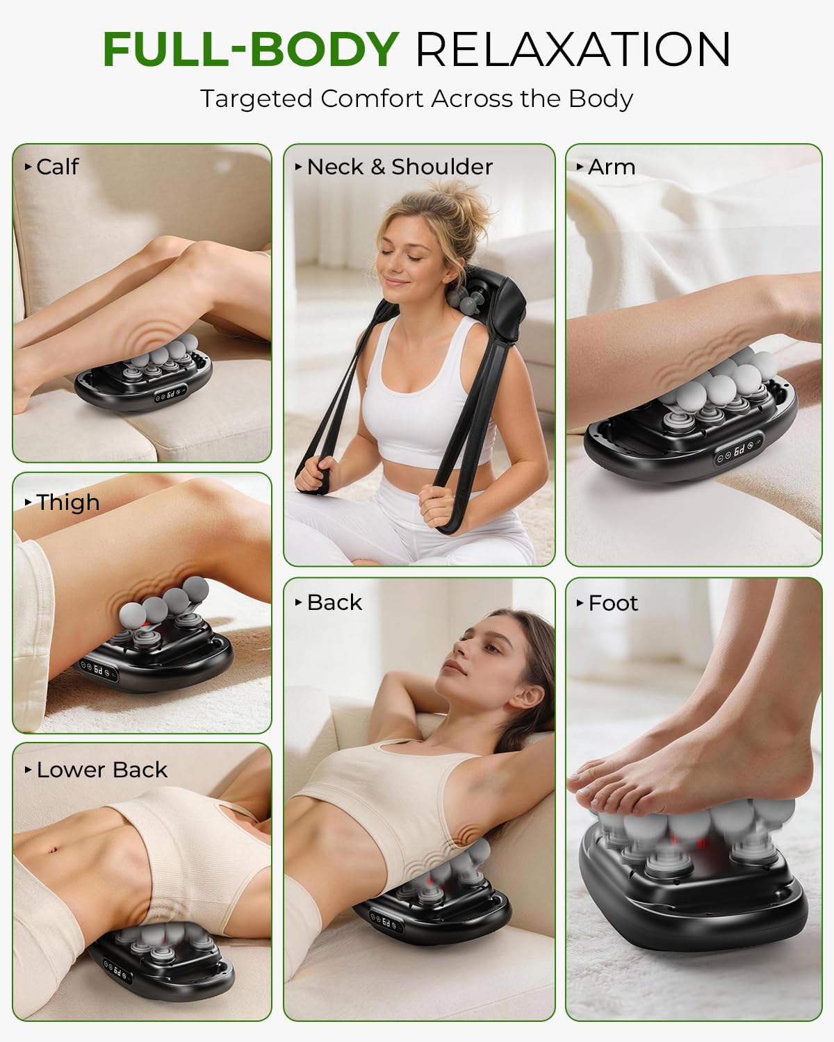 Swancode massage gun with 9 modes for versatile recovery routines.