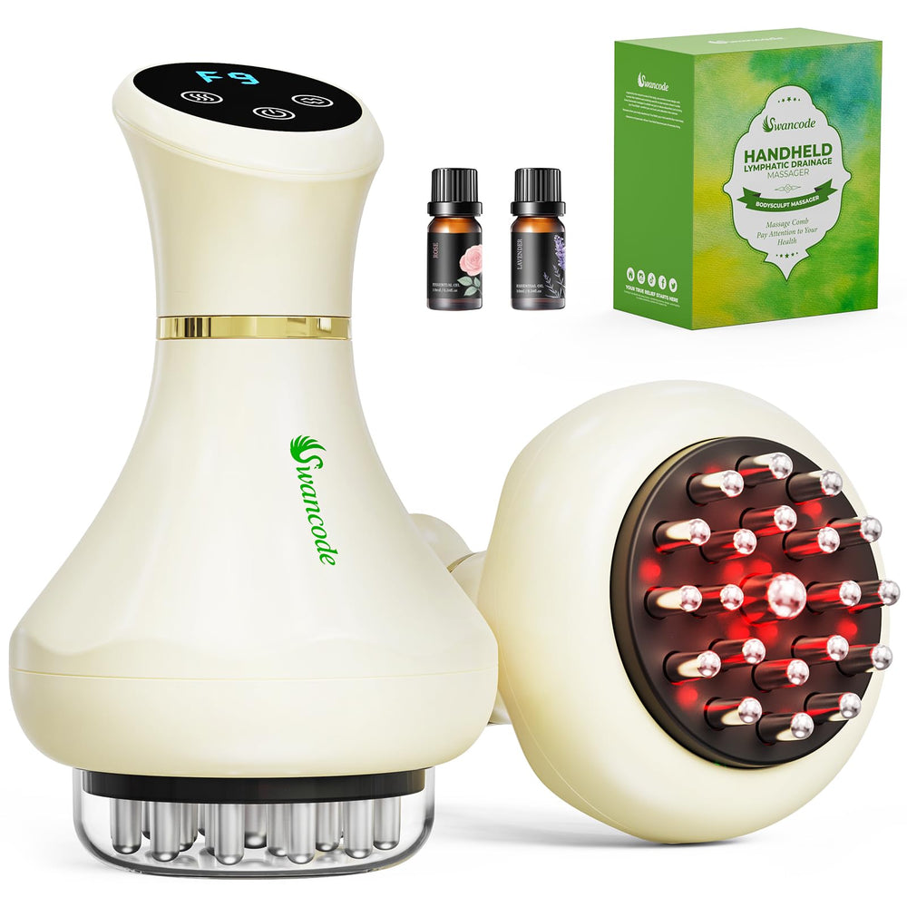 Swancode electric lymphatic drainage massager handheld for targeted body relief.